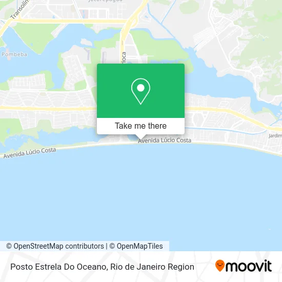 Posto Estrela Do Oceano map