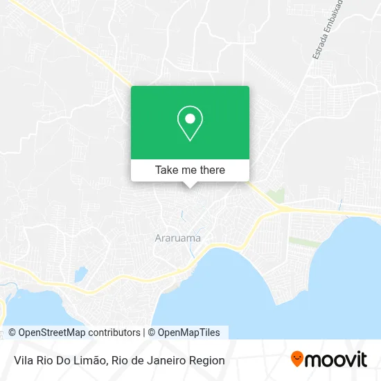Vila Rio Do Limão map