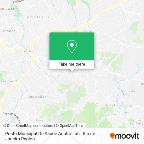 Posto Municipal De Saúde Adolfo Lutz map