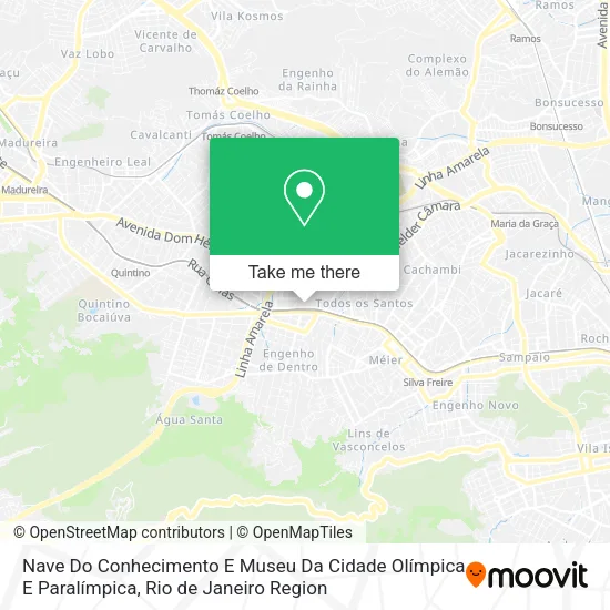 Nave Do Conhecimento E Museu Da Cidade Olímpica E Paralímpica map