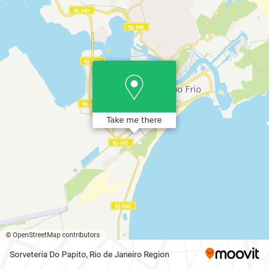 Sorveteria Do Papito map