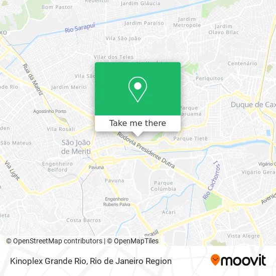 Kinoplex Grande Rio map