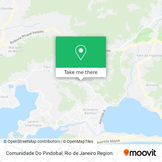Comunidade Do Pindobal map