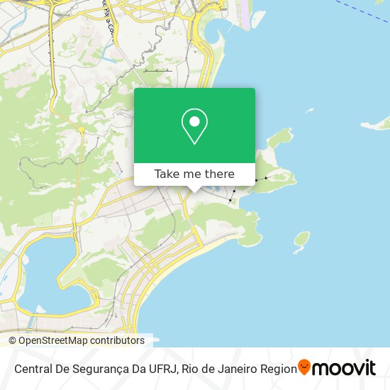 Central De Segurança Da UFRJ map