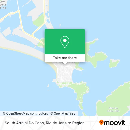 South Arraial Do Cabo map