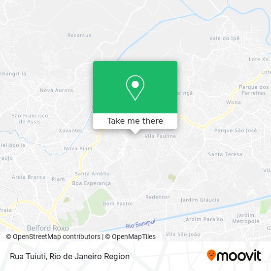 Rua Tuiuti map