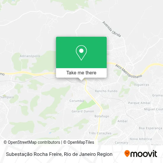 Subestação Rocha Freire map