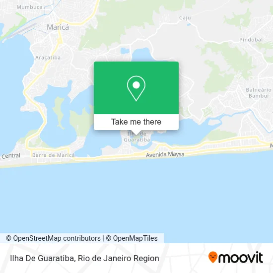 Ilha De Guaratiba map