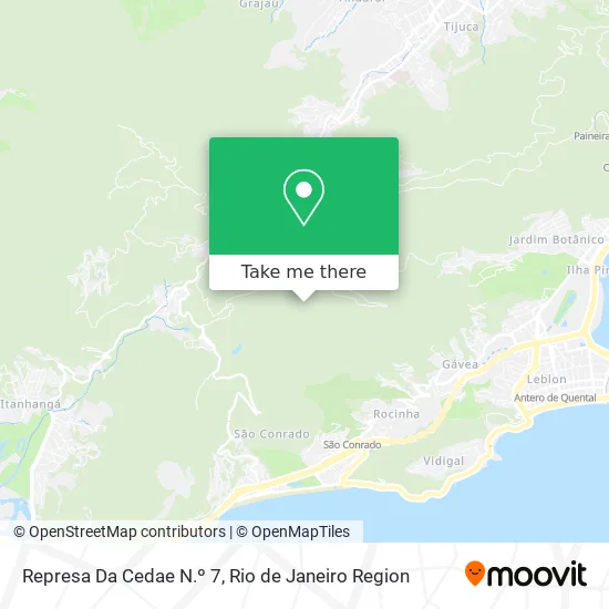 Represa Da Cedae N.º 7 map