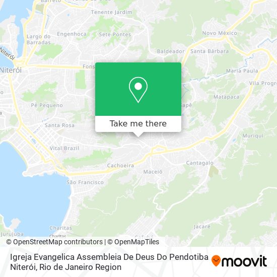 Igreja Evangelica Assembleia De Deus Do Pendotiba Niterói map