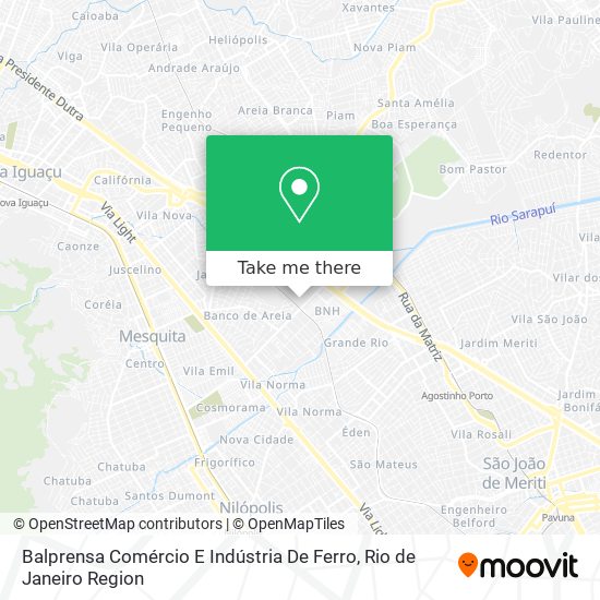 Balprensa Comércio E Indústria De Ferro map
