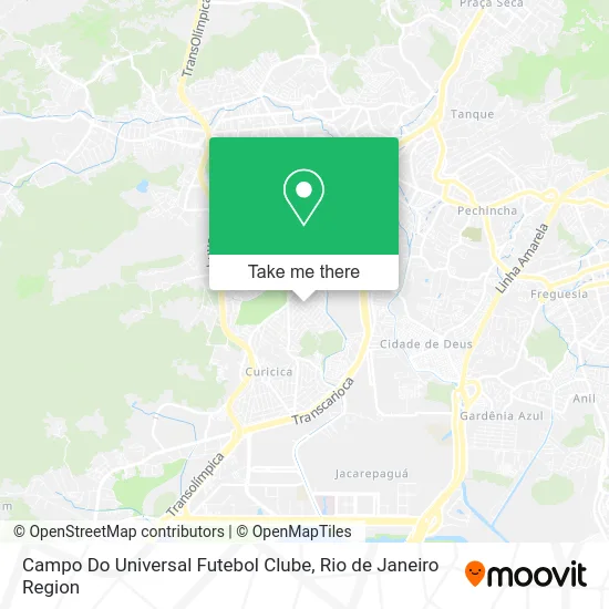 Campo Do Universal Futebol Clube map