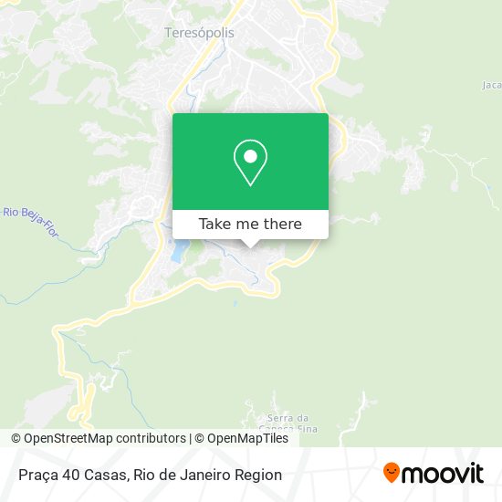Praça 40 Casas map