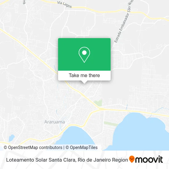 Loteamento Solar Santa Clara map