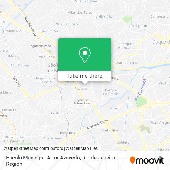 Escola Municipal Artur Azevedo map