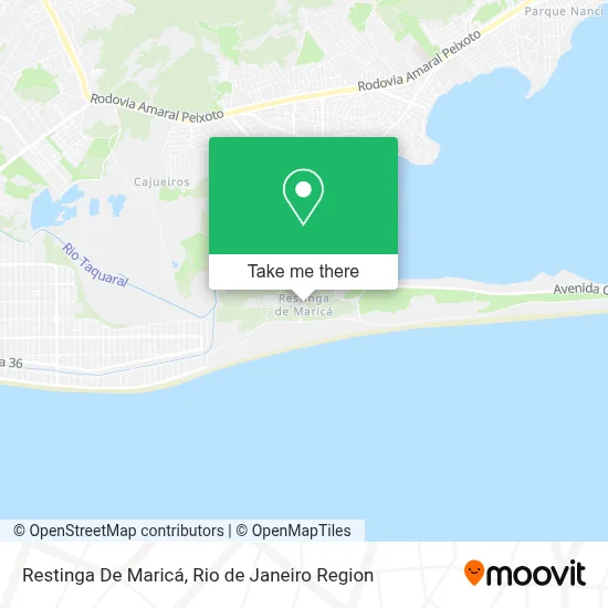 Restinga De Maricá map