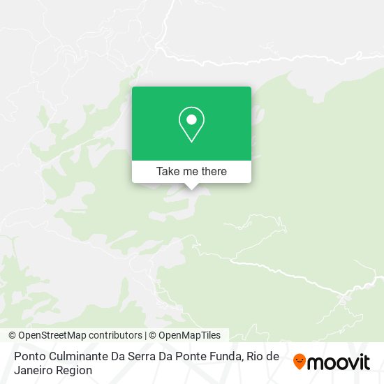 Ponto Culminante Da Serra Da Ponte Funda map