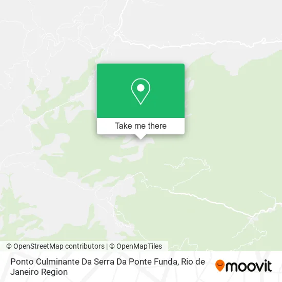 Ponto Culminante Da Serra Da Ponte Funda map