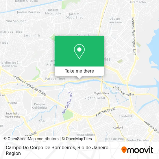 Campo Do Corpo De Bombeiros map