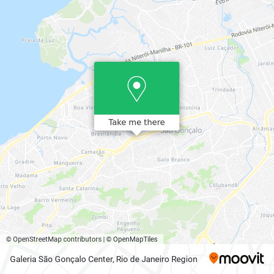 Galeria São Gonçalo Center map