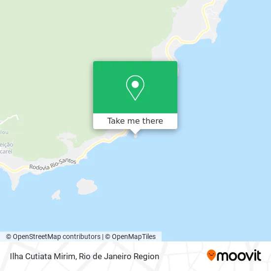 Ilha Cutiata Mirim map