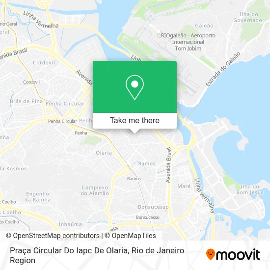 Praça Circular Do Iapc De Olaria map