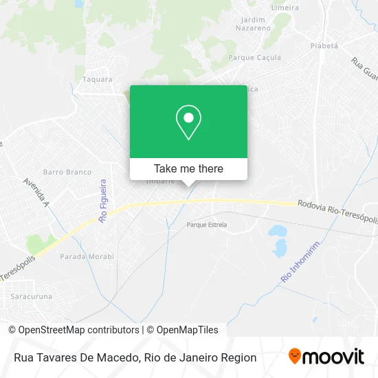 Rua Tavares De Macedo map