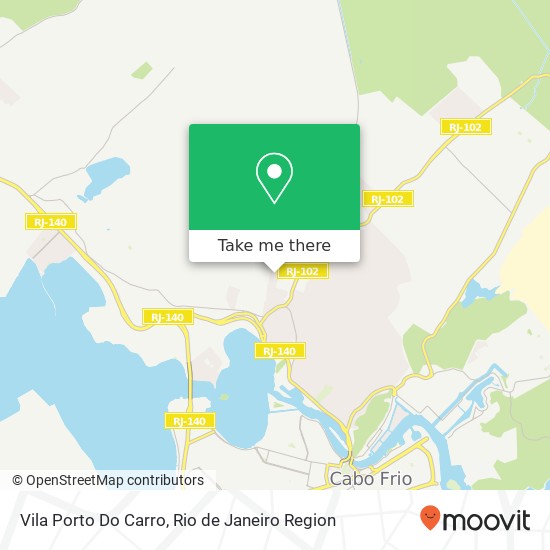 Vila Porto Do Carro map