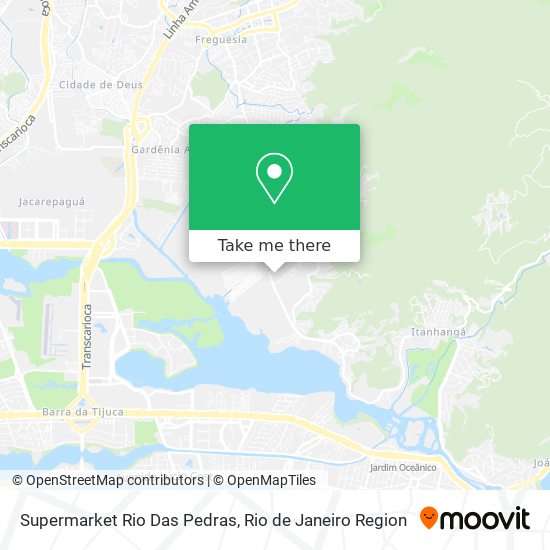 Supermarket Rio Das Pedras map