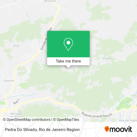 Pedra Do Silvado map