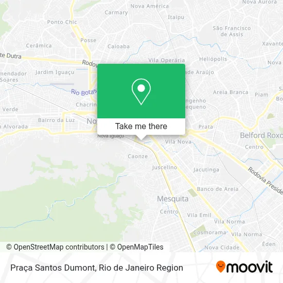 Praça Santos Dumont map