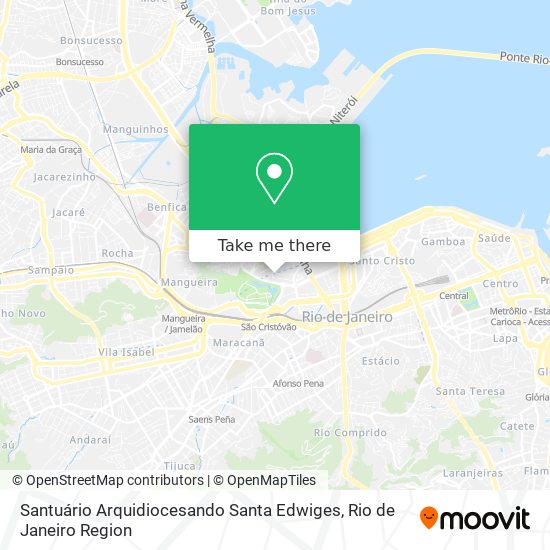 Santuário Arquidiocesando Santa Edwiges map