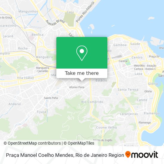 Mapa Praça Manoel Coelho Mendes
