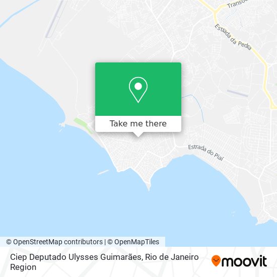 Ciep Deputado Ulysses Guimarães map