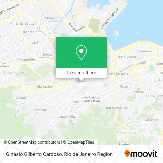 Ginásio Gilberto Cardoso map