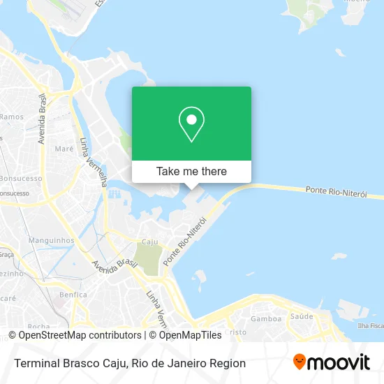 Terminal Brasco Caju map