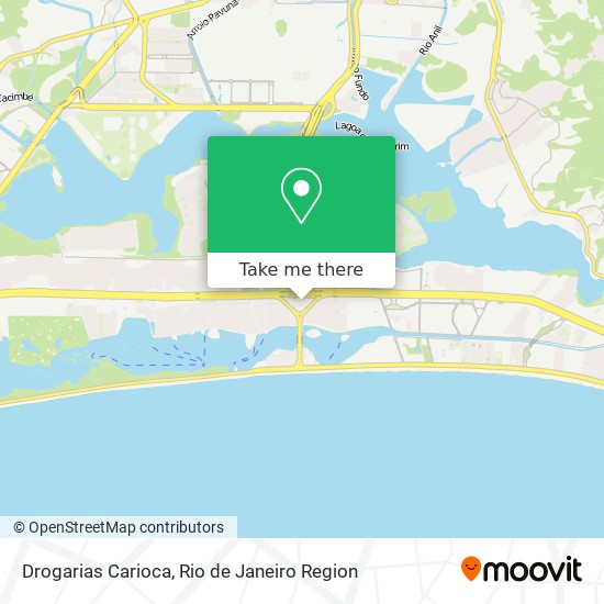 Mapa Drogarias Carioca