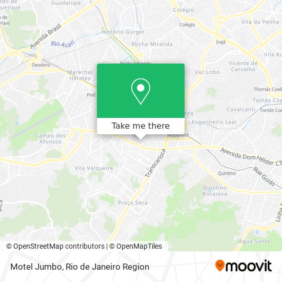 Mapa Motel Jumbo