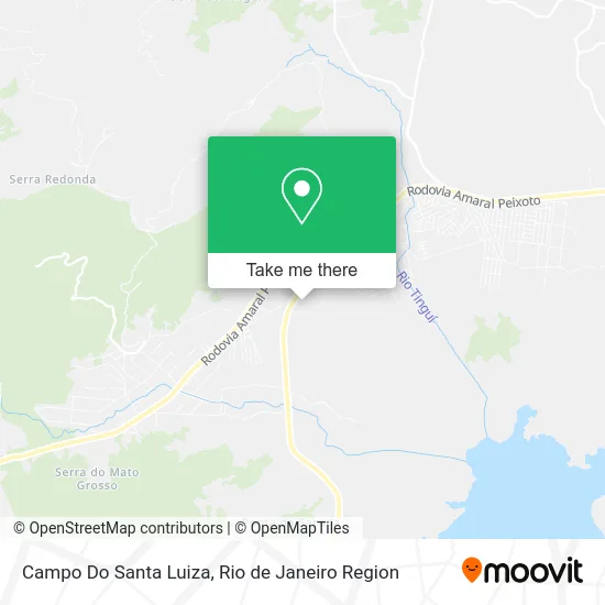 Campo Do Santa Luiza map