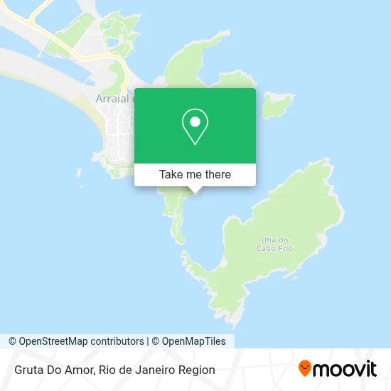 Gruta Do Amor map