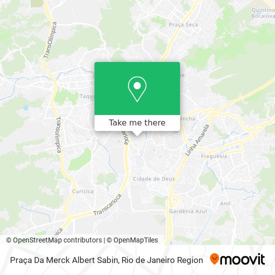 Praça Da Merck Albert Sabin map