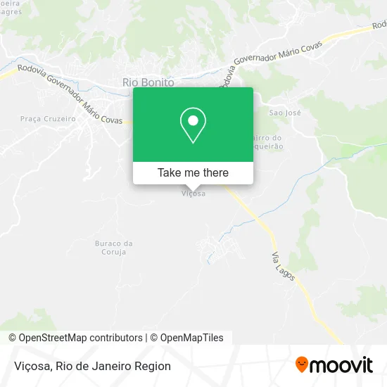 Viçosa map