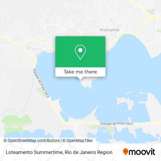 Loteamento Summertime map