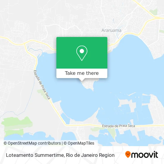 Loteamento Summertime map