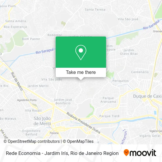 Rede Economia - Jardim Irís map