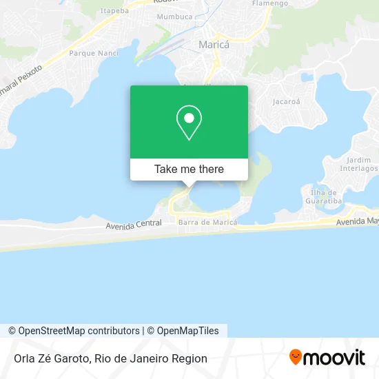 Orla Zé Garoto map
