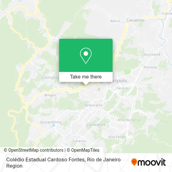 Colédio Estadual Cardoso Fontes map