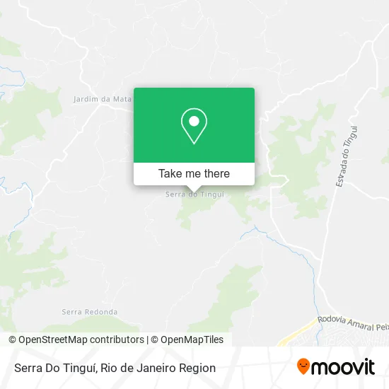Serra Do Tinguí map