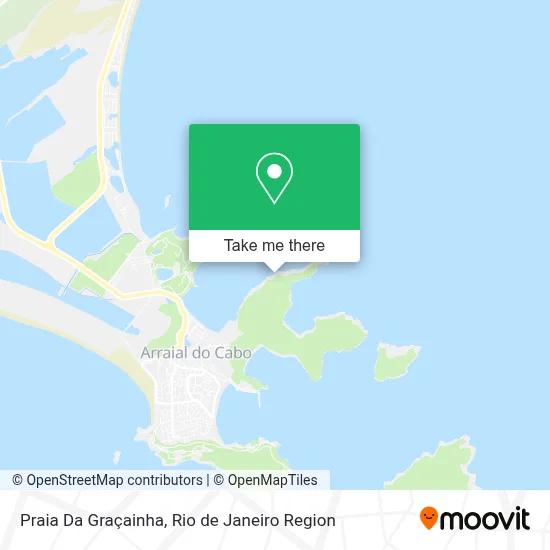 Praia Da Graçainha map