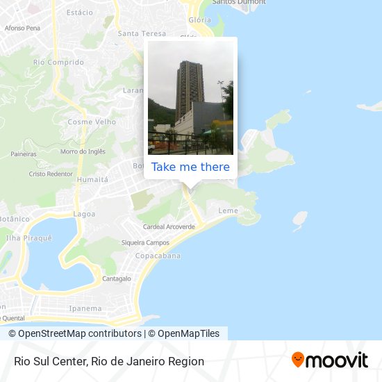Mapa Rio Sul Center